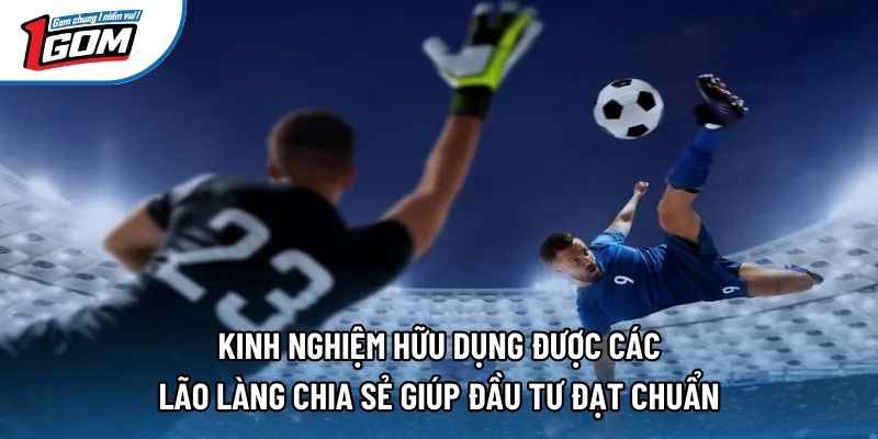Kinh nghiệm hữu dụng được các lão làng chia sẻ giúp đầu tư đạt chuẩn